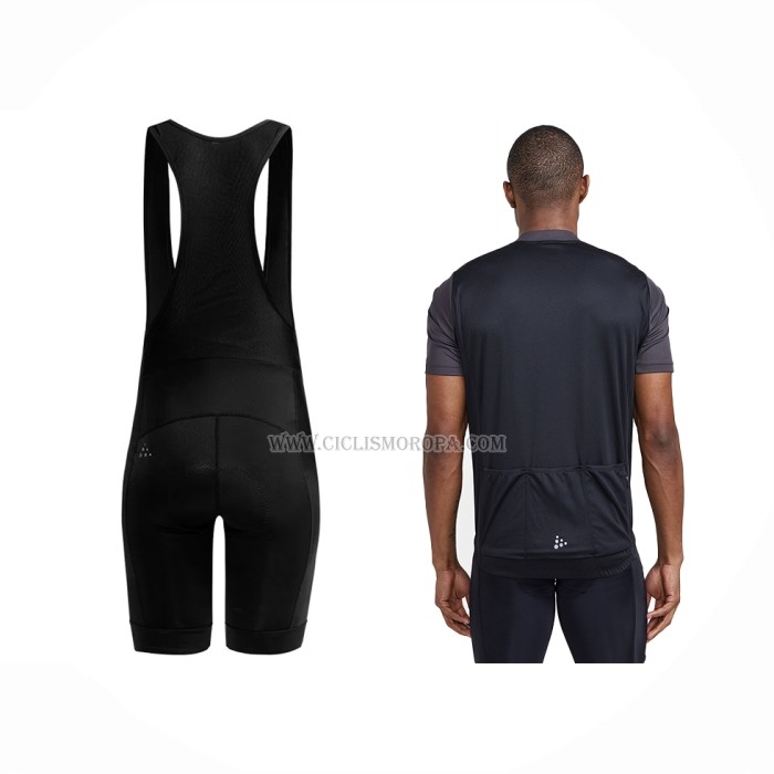 2023 Ropa Ciclismo Craft Negro Mangas Cortas y Culotte Corto
