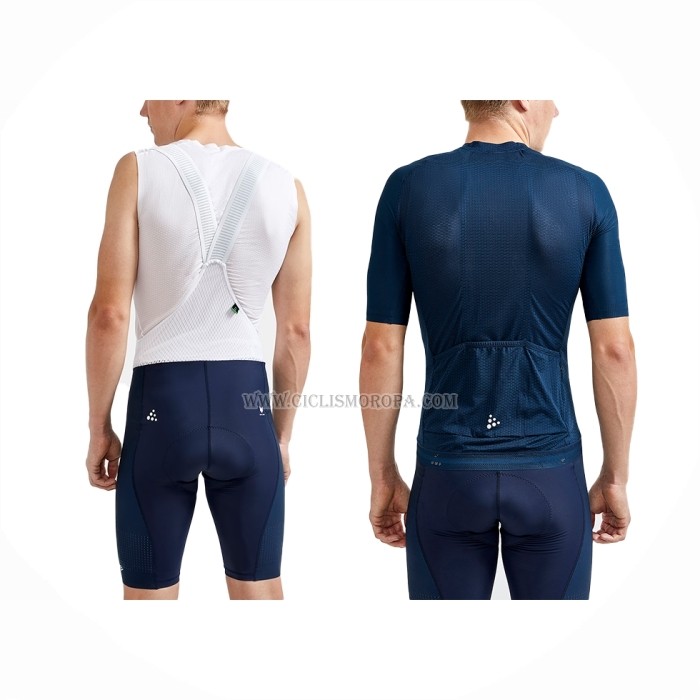 2023 Ropa Ciclismo Craft Profundo Azul Mangas Cortas y Culotte Corto