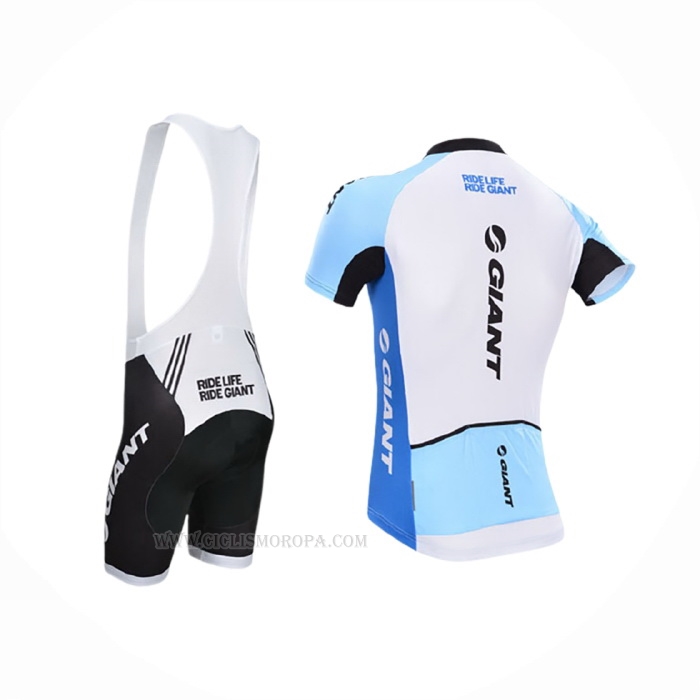 2014 Ropa Ciclismo Giant Blanco Mangas Corta y Culotte Corto