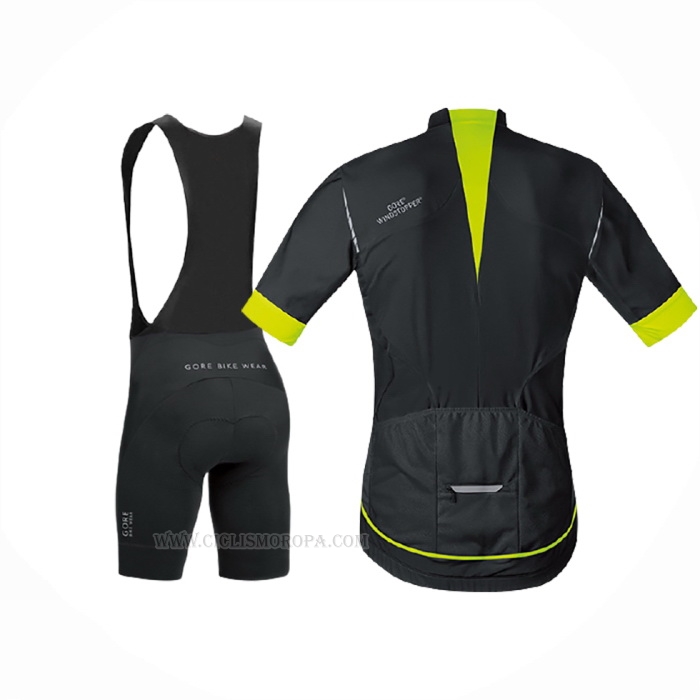 2017 Ropa Ciclismo Gore Bike Wear Power Oxygen-ws-so Negro Mangas Corta y Culotte Corto