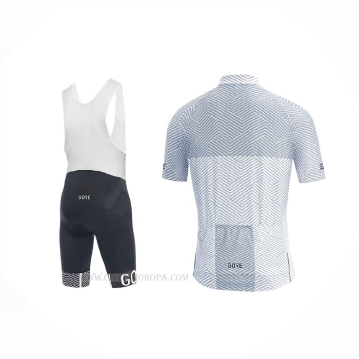 2018 Ropa Ciclismo Gore Blanco Mangas Corta y Culotte Corto