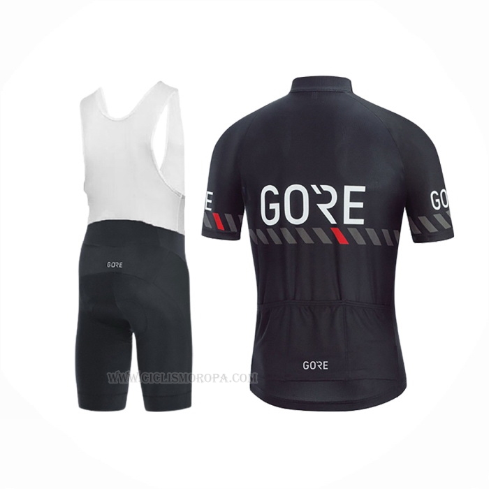 2018 Ropa Ciclismo Gore C3 Negro Mangas Corta y Culotte Corto