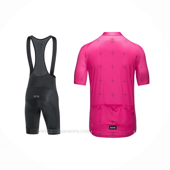 2022 Ropa Ciclismo Gore Fucsia Mangas Corta y Culotte Corto