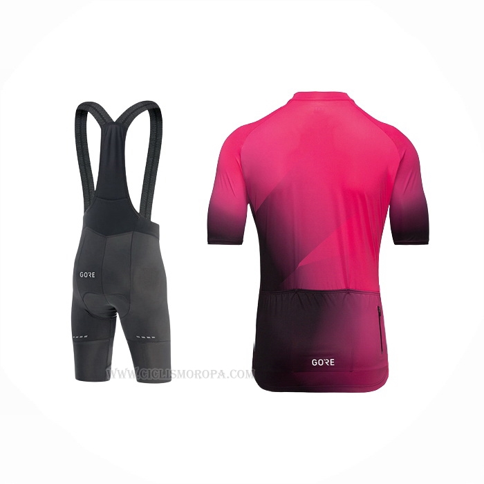 2022 Ropa Ciclismo Gore Violeta Mangas Corta y Culotte Corto