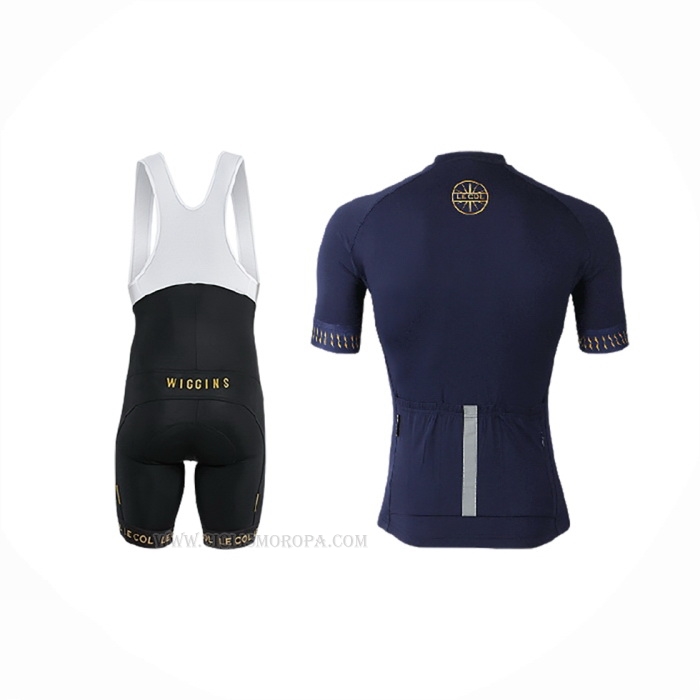 2019 Ropa Ciclismo Lecol Azul Mangas Corta y Culotte Corto