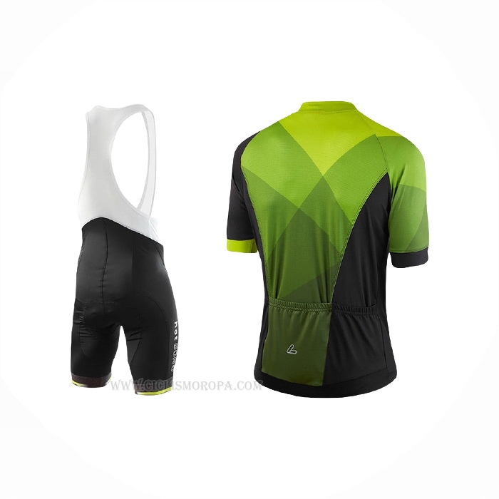 2021 Ropa Ciclismo Loffler Amarillo Verde Mangas Corta y Culotte Corto