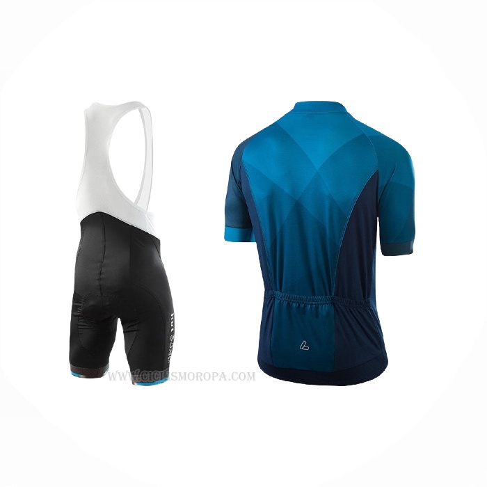 2021 Ropa Ciclismo Loffler Azul Mangas Corta y Culotte Corto