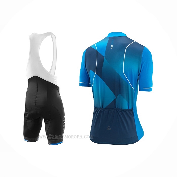 2022 Ropa Ciclismo Loffler Azul Claro Azul Mangas Corta y Culotte Corto