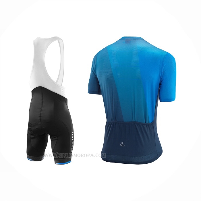 2022 Ropa Ciclismo Loffler Azul Mangas Corta y Culotte Corto