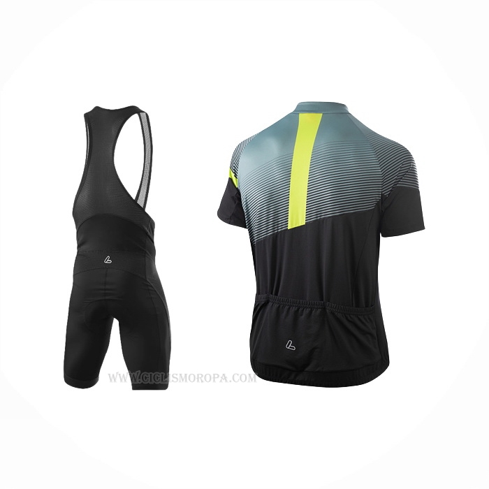 2022 Ropa Ciclismo Loffler Gris Mangas Corta y Culotte Corto