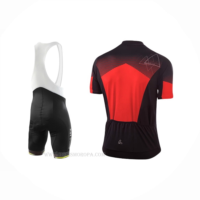 2022 Ropa Ciclismo Loffler Rojo Mangas Corta y Culotte Corto