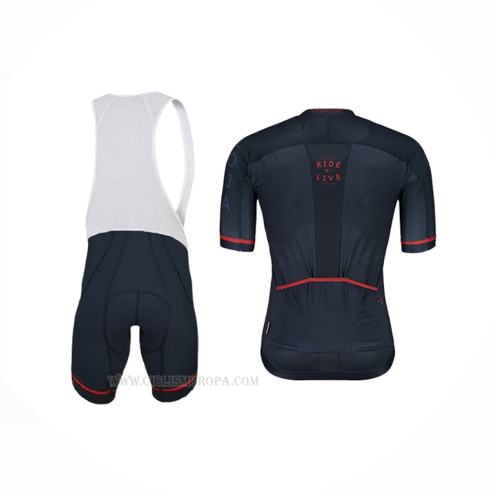 2018 Ropa Ciclismo Maloja Pushbikersm Negro Mangas Corta y Culotte Corto