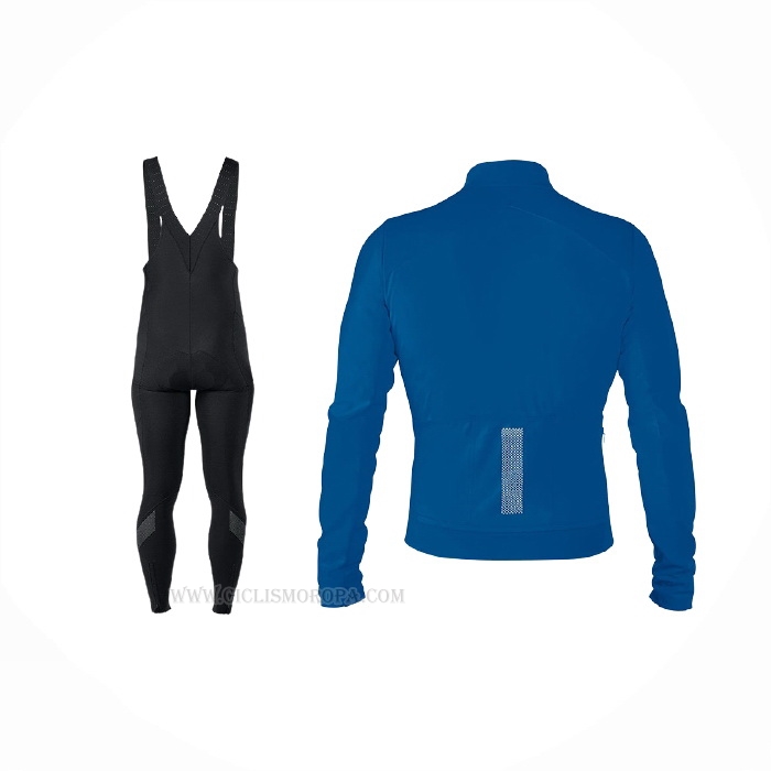 2021 Ropa Ciclismo Mavic Azul Mangas Largas y Culotte Lunga