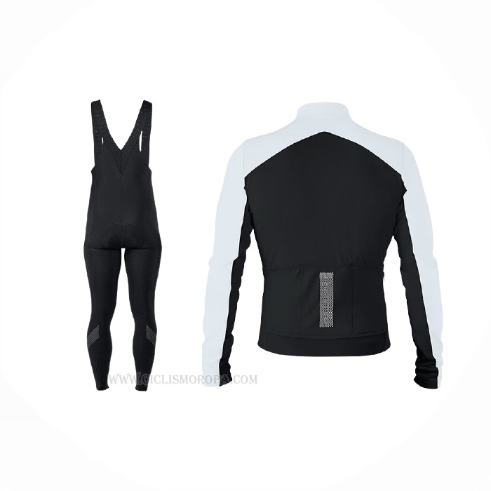 2021 Ropa Ciclismo Mavic Blanco Mangas Largas y Culotte Lunga