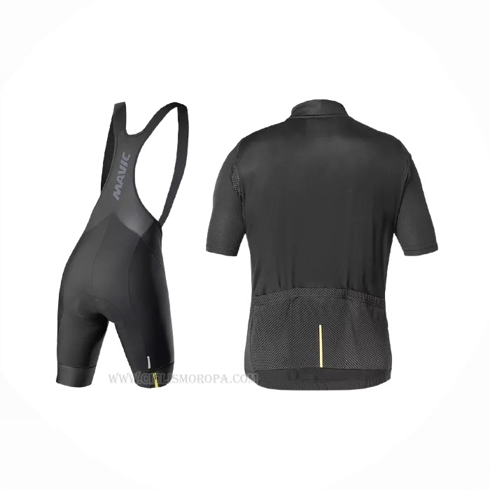 2021 Ropa Ciclismo Mavic Negro Mangas Corta y Culotte Corto