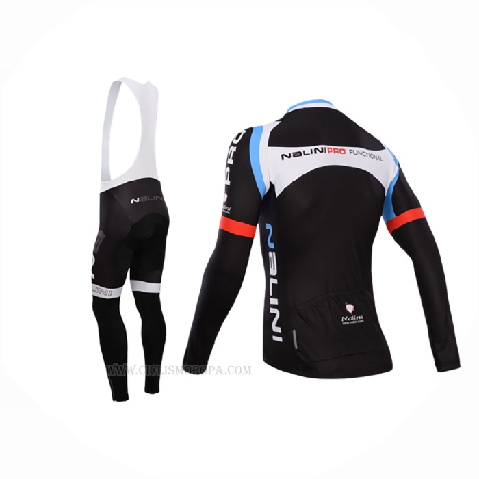 2014 Ropa Ciclismo Nalini Negro Mangas Largas Y Culotte Lunga
