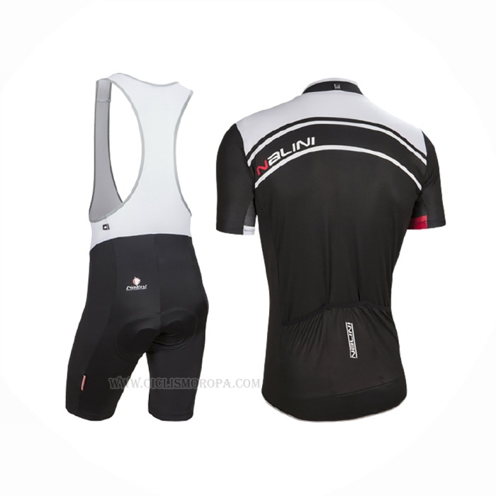 2016 Ropa Ciclismo Nalini Blanco Negro Mangas Corta Y Culotte Corto