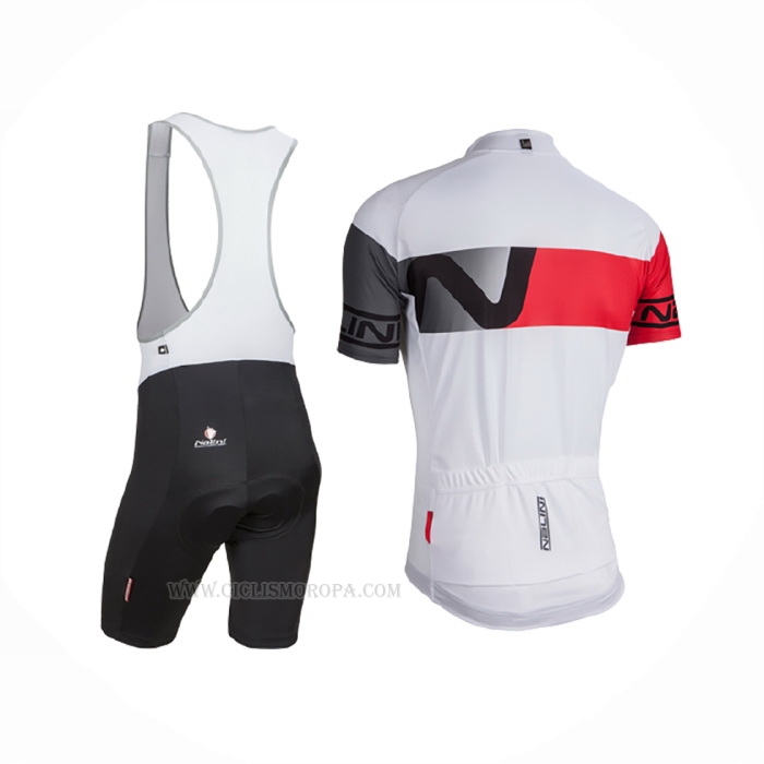 2016 Ropa Ciclismo Nalini Blanco Rojo Mangas Corta Y Culotte Corto
