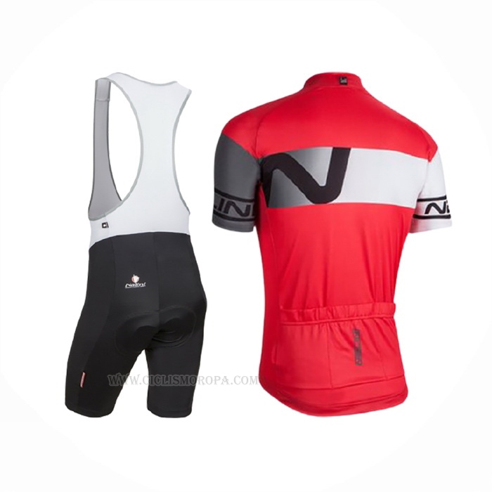 2016 Ropa Ciclismo Nalini Gris Rojo Mangas Corta Y Culotte Corto