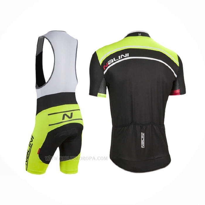 2016 Ropa Ciclismo Nalini Verde Mangas Corta Y Culotte Corto