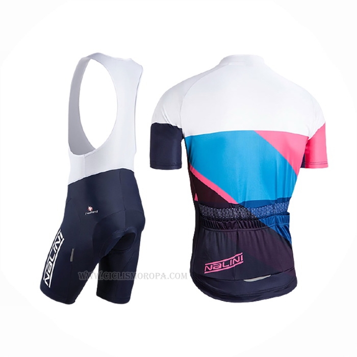 2017 Ropa Ciclismo Nalini Campeon Azul Blanco Mangas Corta Y Culotte Corto
