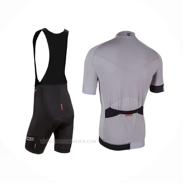 2017 Ropa Ciclismo Nalini Curva Slate Plata Mangas Corta Y Culotte Corto