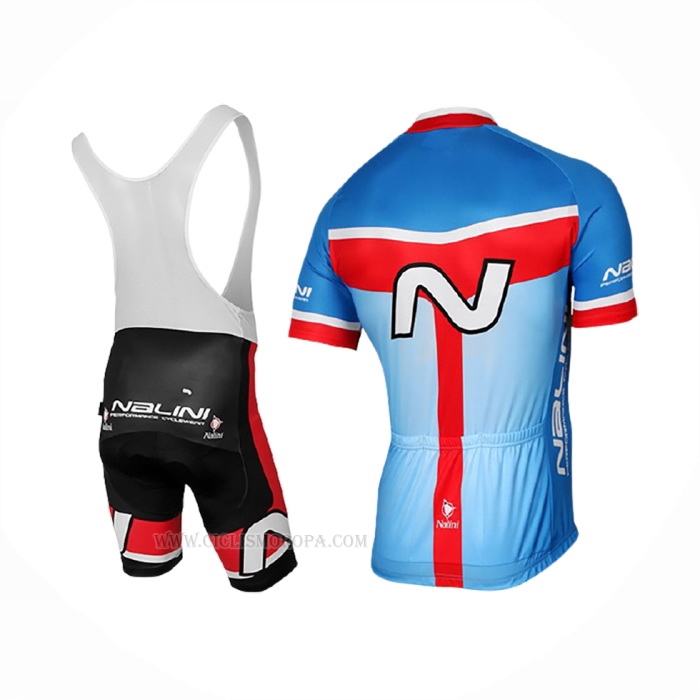 2017 Ropa Ciclismo Nalini Navision Azur Mangas Corta Y Culotte Corto