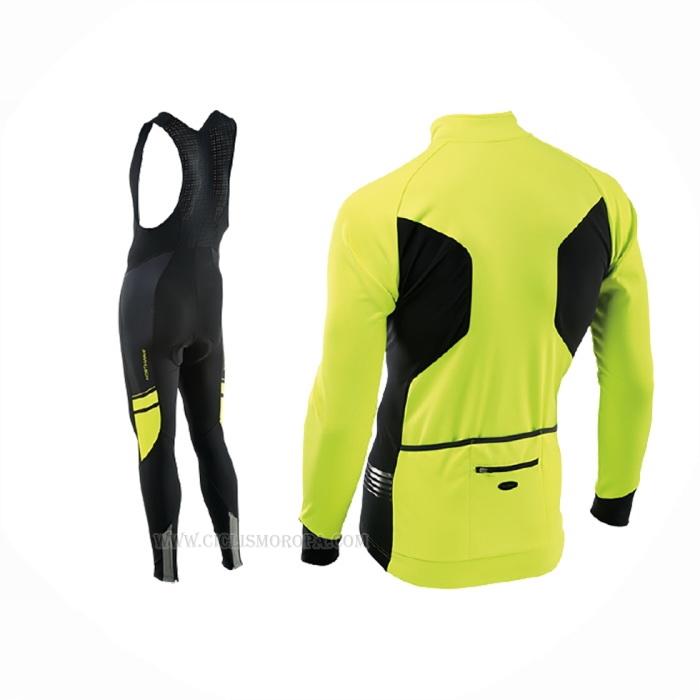 2017 Ropa Ciclismo Nalini Northwave Ml Amarillo Negro Mangas Largas Y Culotte Lunga