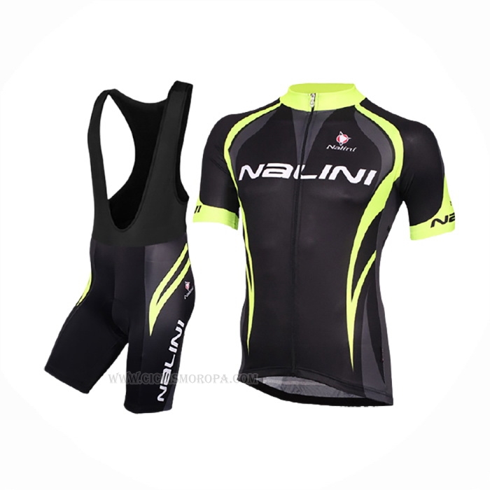 2017 Ropa Ciclismo Nalini Predazzo Negro Mangas Corta Y Culotte Corto