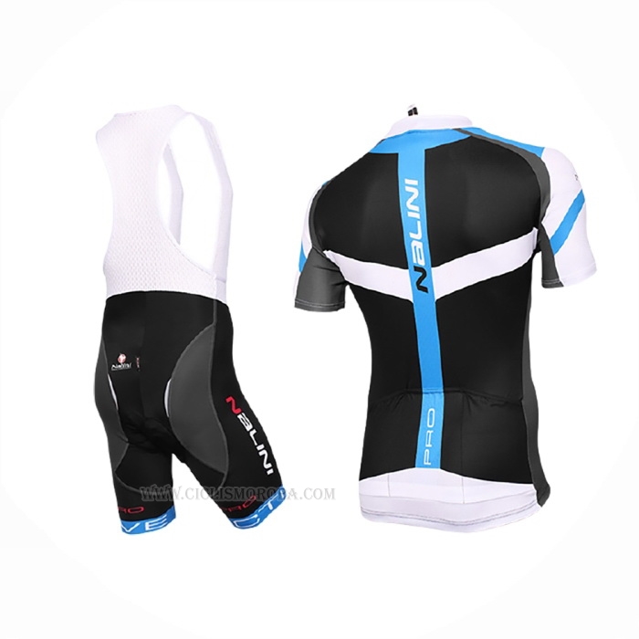 2017 Ropa Ciclismo Nalini Rigel Negro Azul Mangas Corta Y Culotte Corto
