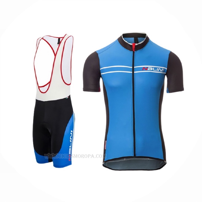 2017 Ropa Ciclismo Nalini Sinello Ti Azul Mangas Corta Y Culotte Corto
