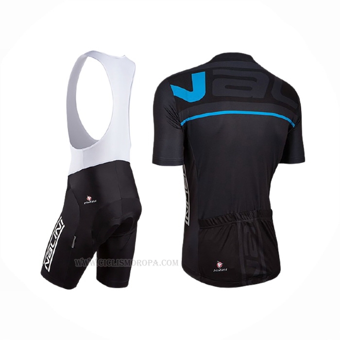 2017 Ropa Ciclismo Nalini Speed Negro Azul Mangas Corta Y Culotte Corto