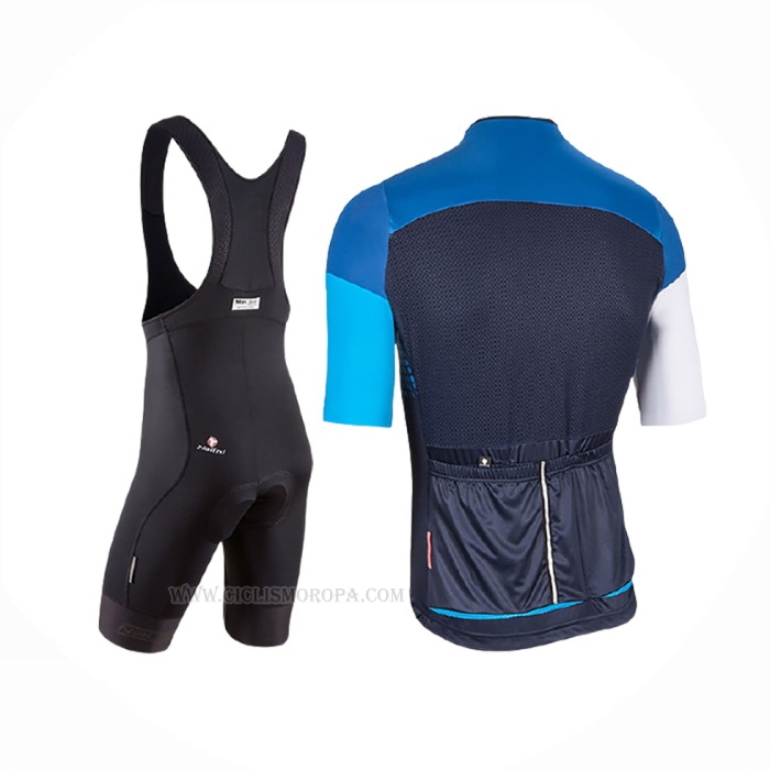 2017 Ropa Ciclismo Nalini Velodromo Azul Mangas Corta Y Culotte Corto