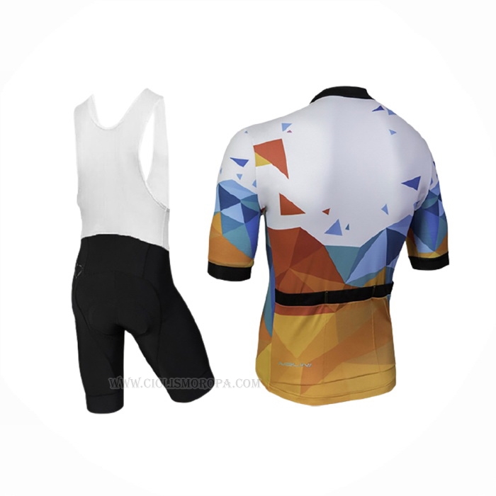 2018 Ropa Ciclismo Nalini Ahs Discesa Blanco Naranja Mangas Corta Y Culotte Corto