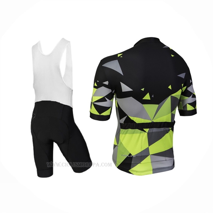 2018 Ropa Ciclismo Nalini Ahs Discesa Negro Verde Mangas Corta Y Culotte Corto