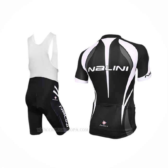2018 Ropa Ciclismo Nalini Negro Blanco Mangas Corta Y Culotte Corto