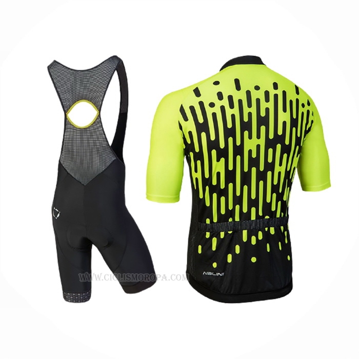 2018 Ropa Ciclismo Nalini Podio Verde Mangas Corta Y Culotte Corto