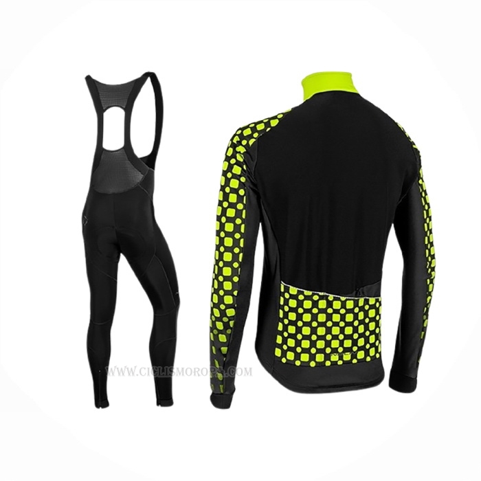 2019 Ropa Ciclismo Nalini Crit 3l 2.0 Negro Amarillo Mangas Largas Y Culotte Lunga