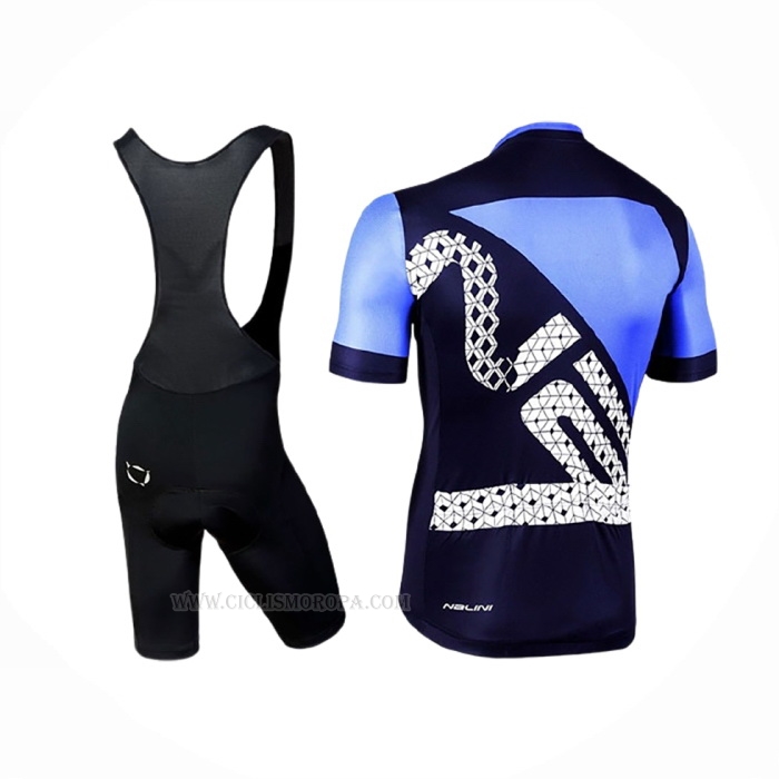 2019 Ropa Ciclismo Nalini Volata 2.0 Negro Azul Mangas Corta Y Culotte Corto