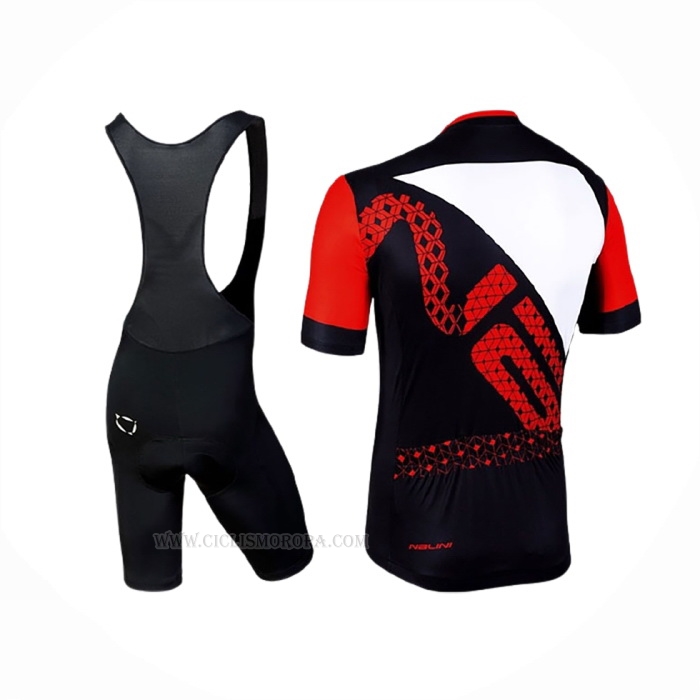 2019 Ropa Ciclismo Nalini Volata 2.0 Negro Rojo Mangas Corta Y Culotte Corto