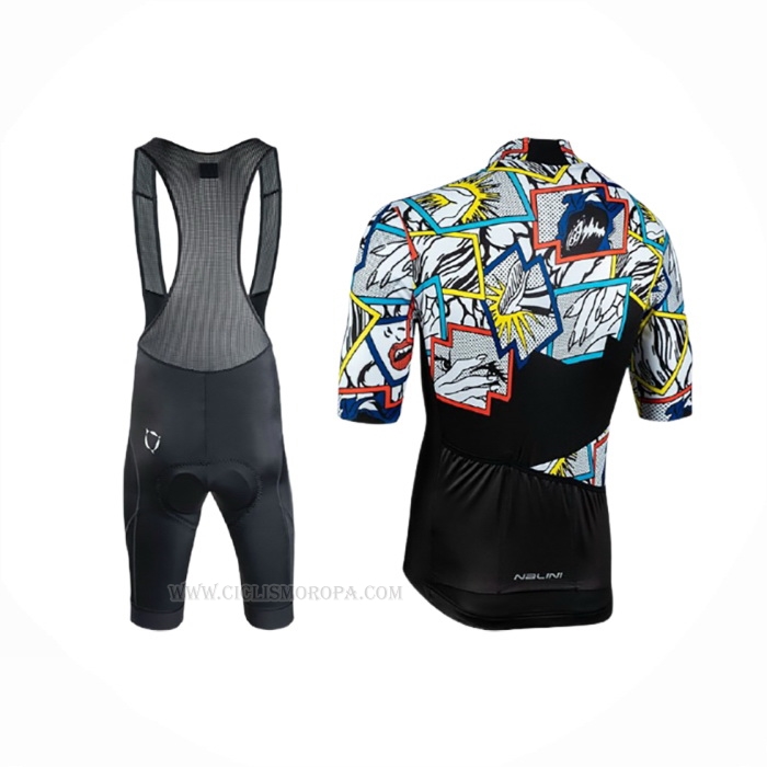 2020 Ropa Ciclismo Nalini Negro Multicolor Mangas Corta Y Culotte Corto