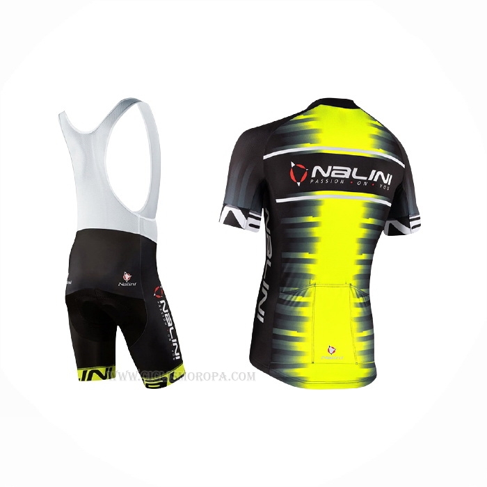 2021 Ropa Ciclismo Nalini Amarillo Mangas Corta Y Culotte Corto