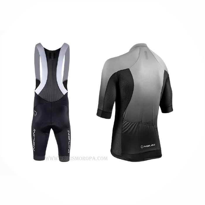 2021 Ropa Ciclismo Nalini Gris Mangas Corta Y Culotte Corto