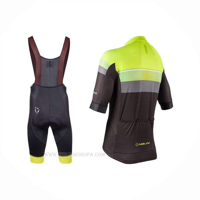 2022 Ropa Ciclismo Nalini Amarillo Mangas Corta Y Culotte Corto