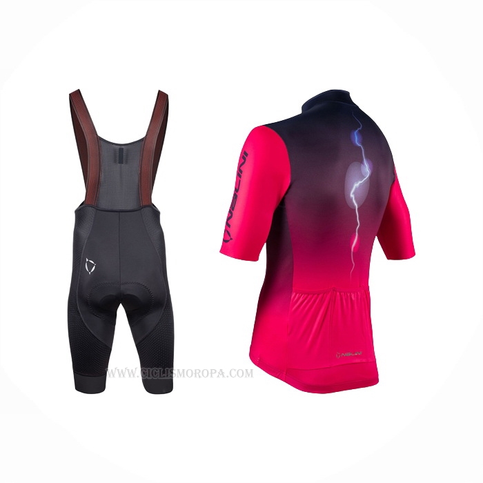 2022 Ropa Ciclismo Nalini Fucsia Mangas Corta Y Culotte Corto