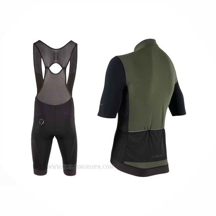 2022 Ropa Ciclismo Nalini Verde Mangas Corta Y Culotte Corto