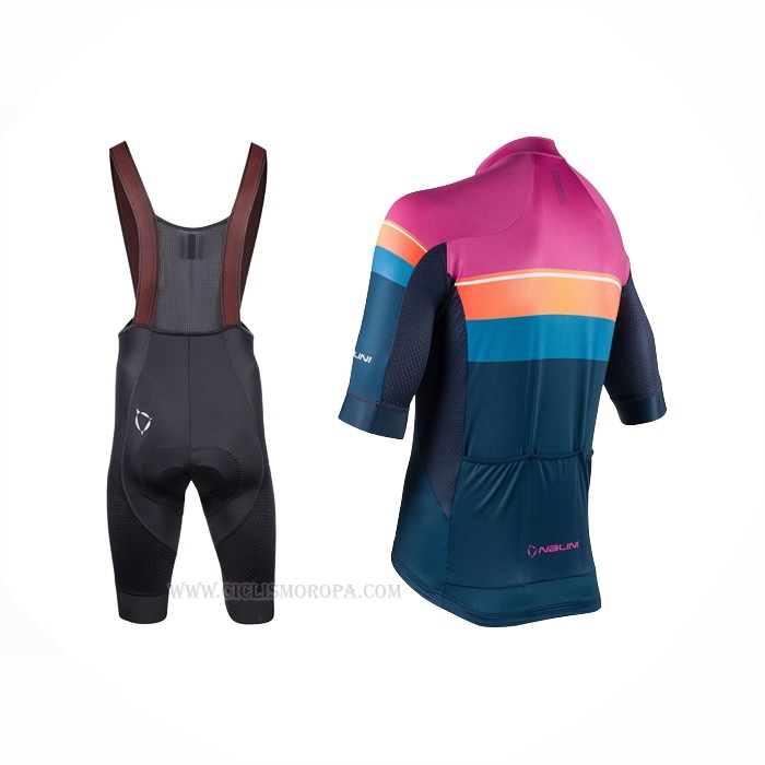 2022 Ropa Ciclismo Nalini Violeta Mangas Corta Y Culotte Corto
