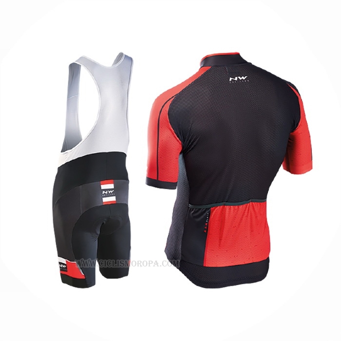 2017 Ropa Ciclismo Northwave Blade Negro Rojo Mangas Corta y Culotte Corto