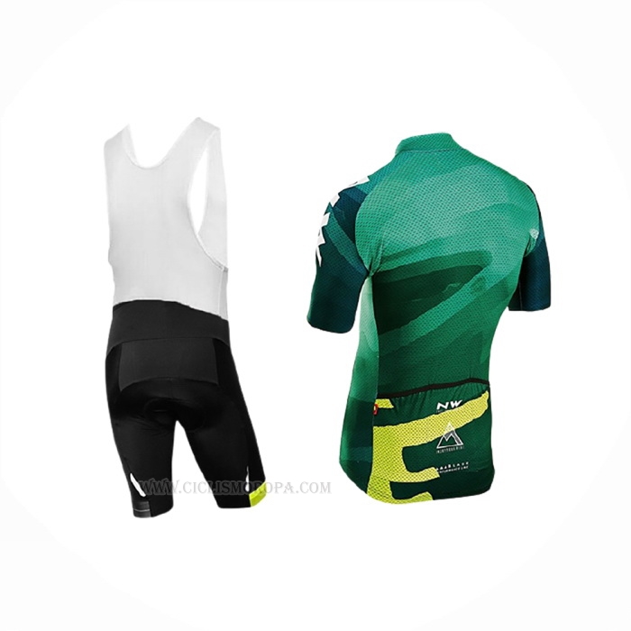 2018 Ropa Ciclismo Northwave Blade Verde Mangas Corta y Culotte Corto