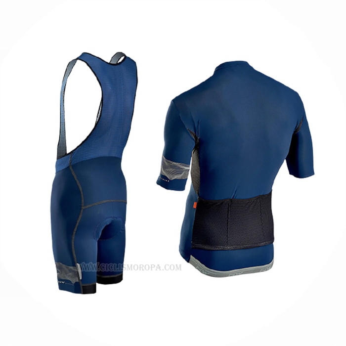 2019 Ropa Ciclismo Northwave Extreme 3 Apagado Azul Mangas Corta y Culotte Corto
